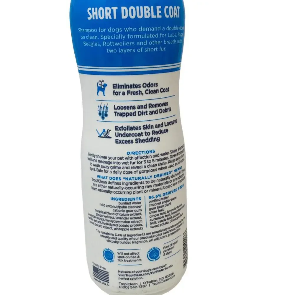 Perfectfur Short Double coat shampoo for dogs 16 fl oz.